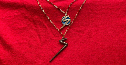 marvel logo necklace