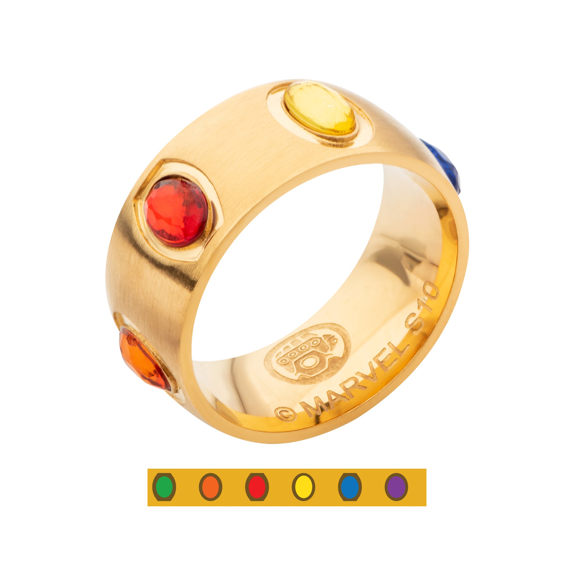 Iron Man Tony Stark's Heart Silver Arc Reactor Ring Gold Plated Jewelry  Gift | eBay