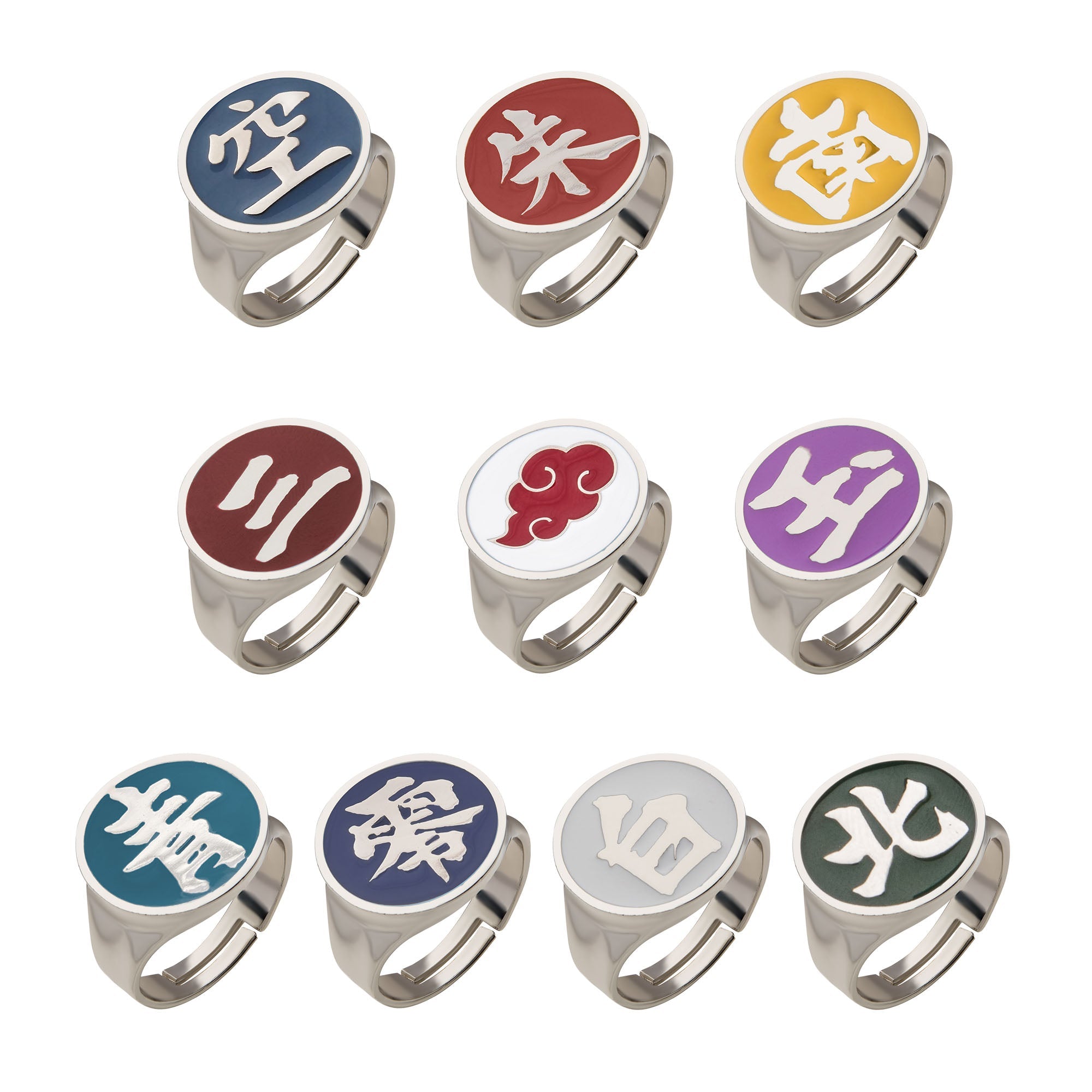 Bague Narute Akatsuki Itachi Ring Ringe Itachi Anneaux Anime Bague