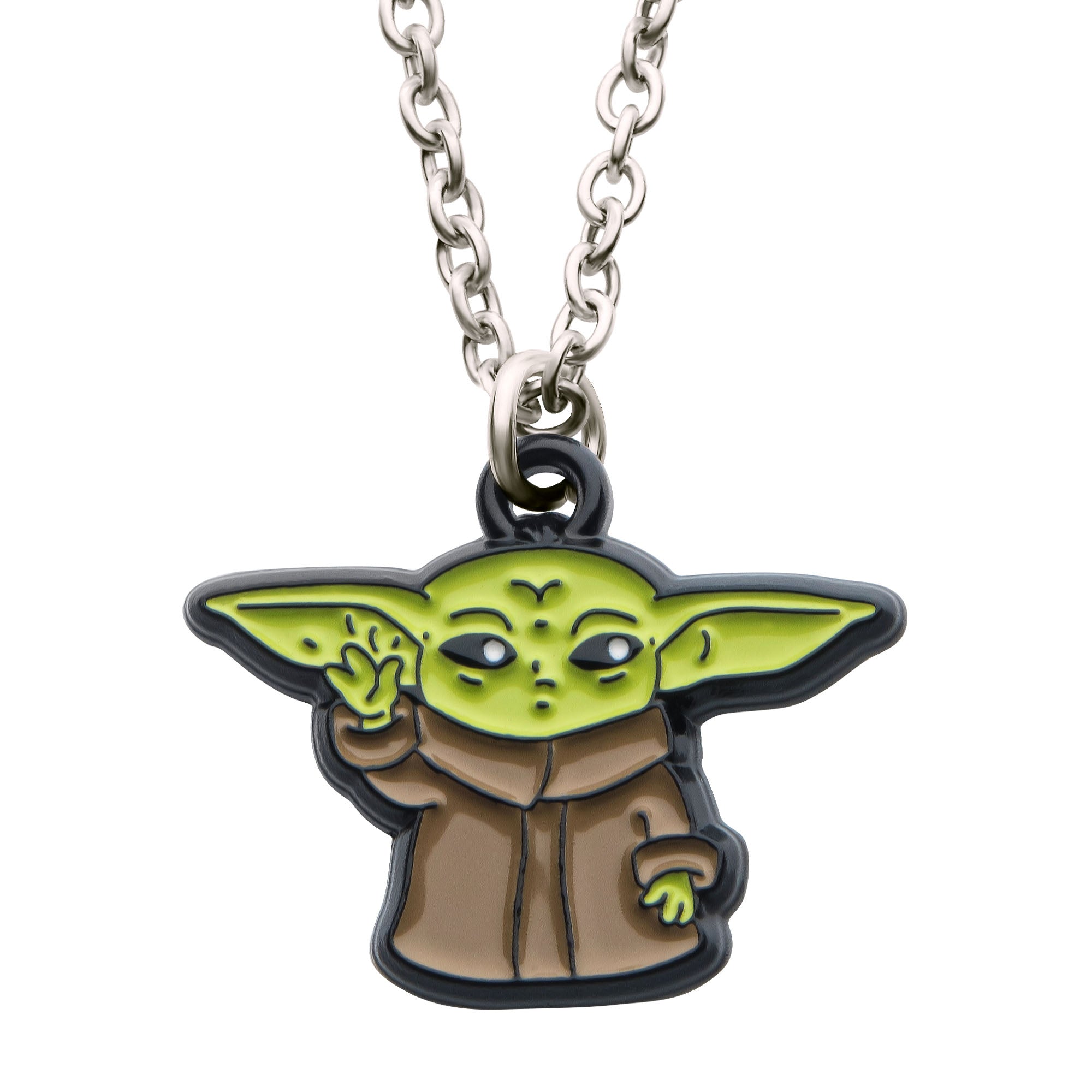 Plasticolor 004414R01 Star Wars Mandalorian Baby Yoda The Child Lanyard  para llaves o insignias