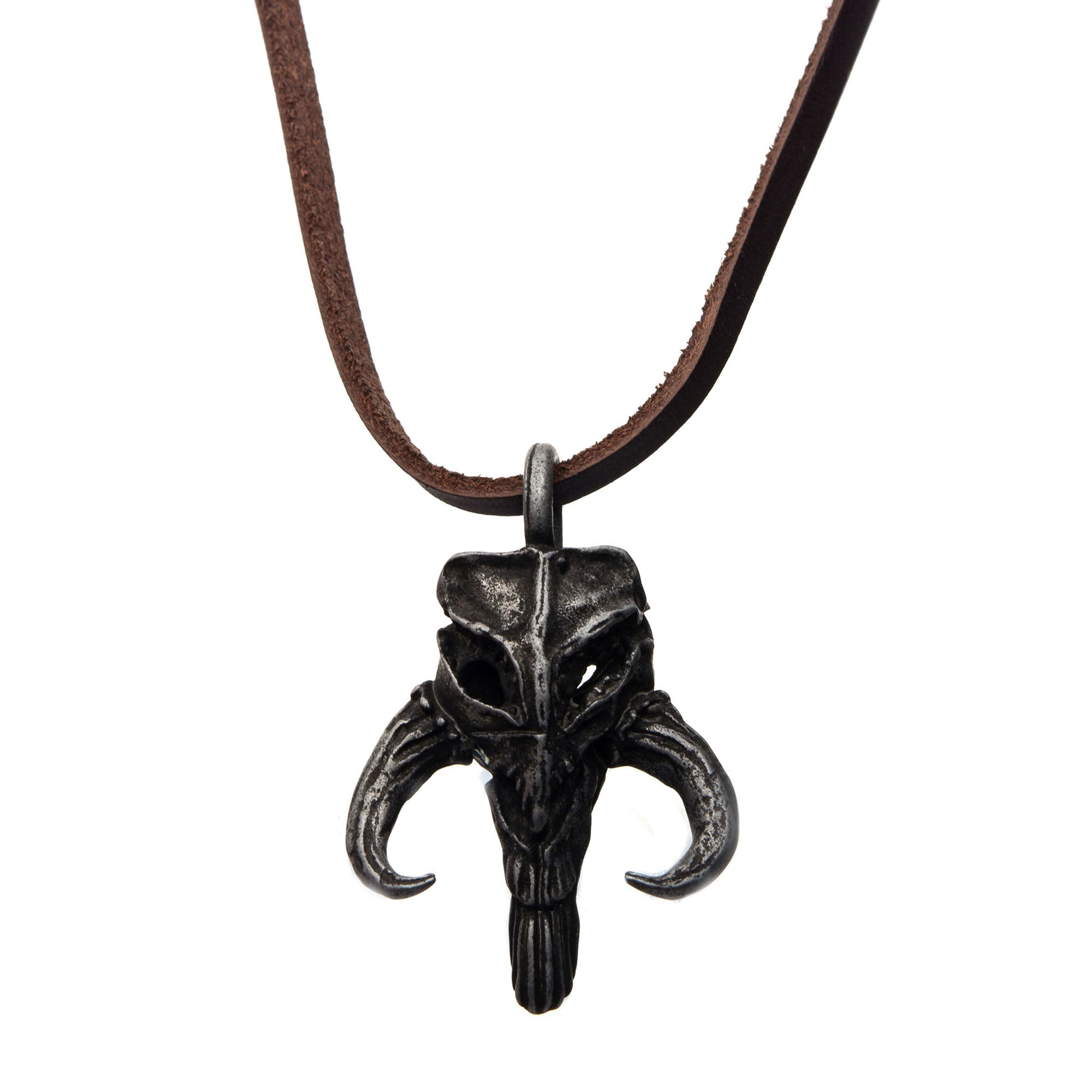 mandalorian skull pendant