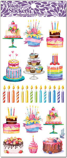 Birthday Cake Planner Stickers DI061 – Bella Rose Paper Co