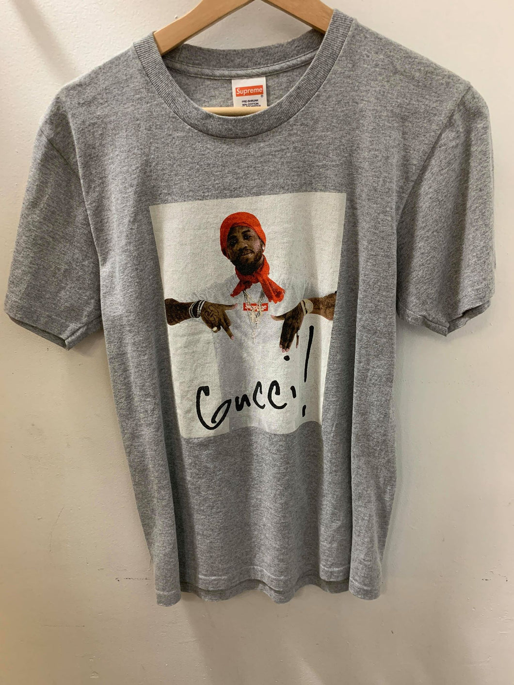 Featured image of post Gucci Mane Supreme T Shirt Original supreme new york longsleeve shirt herren xl wolken gelb schwarz logo