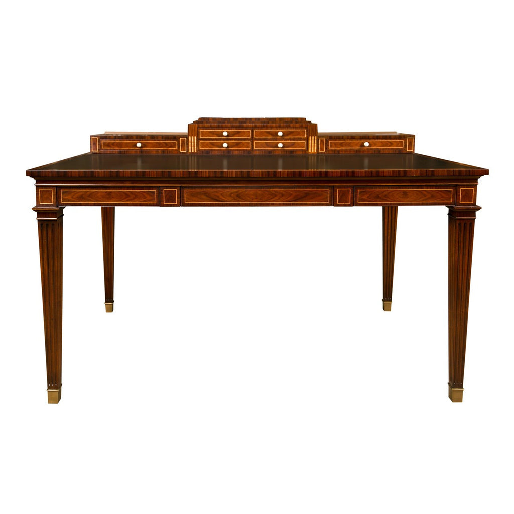 Reproduction Art Deco Rosewood Stepped Writing Desk G4 Decor Llc