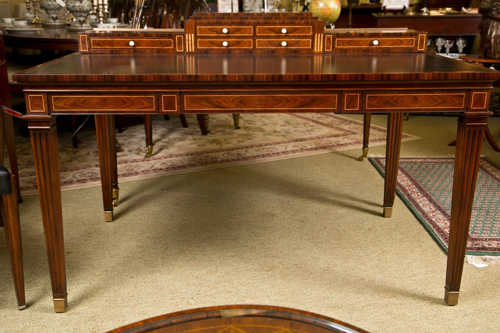 Reproduction Art Deco Rosewood Stepped Writing Desk G4 Decor Llc