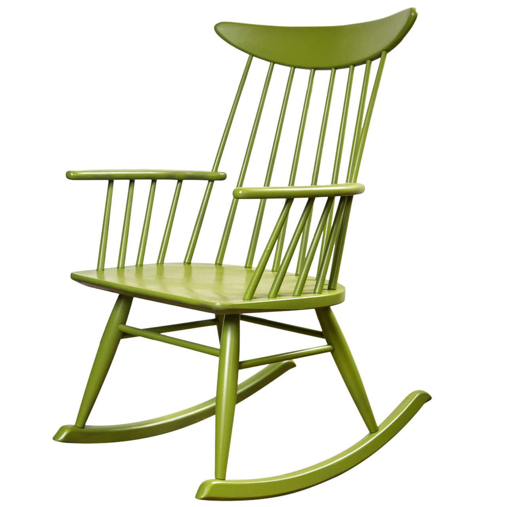 Rocking Chair In The Style Of Russel Wright For Conant Ball G4