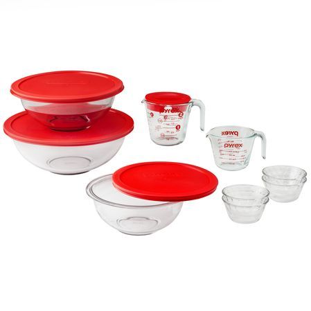 Pyrex 100 4 Cup 100th Anniversary Measuring Cup, Red