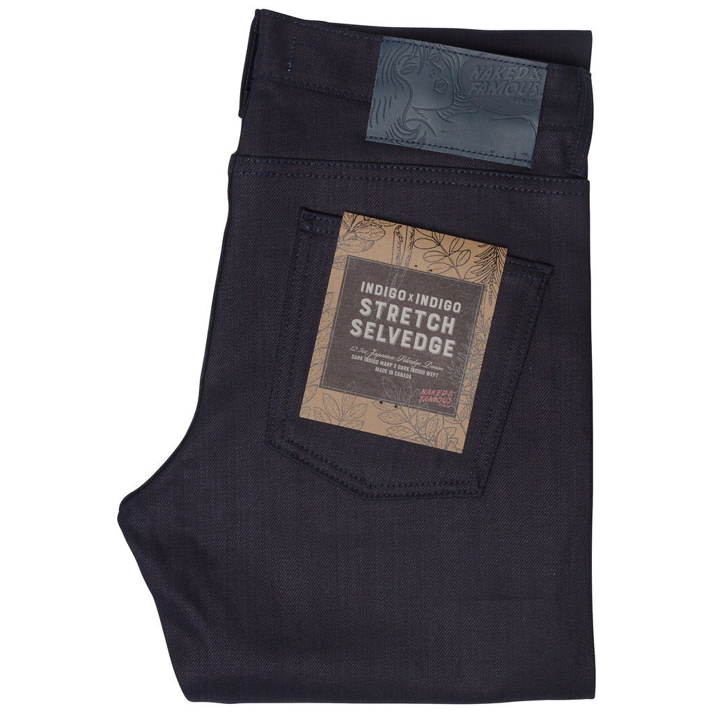 Super Guy - Indigo / Indigo Stretch Selvedge | Naked & Famous Denim ...