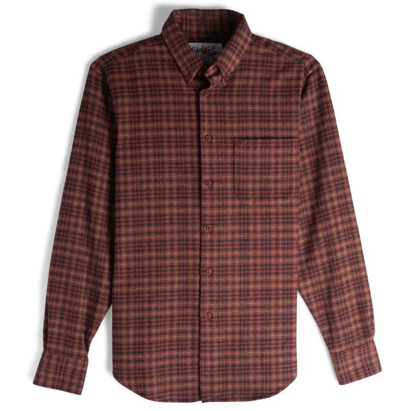 Easy Shirt - Heavy Vintage Flannel - Forest/Grey | Naked & Famous