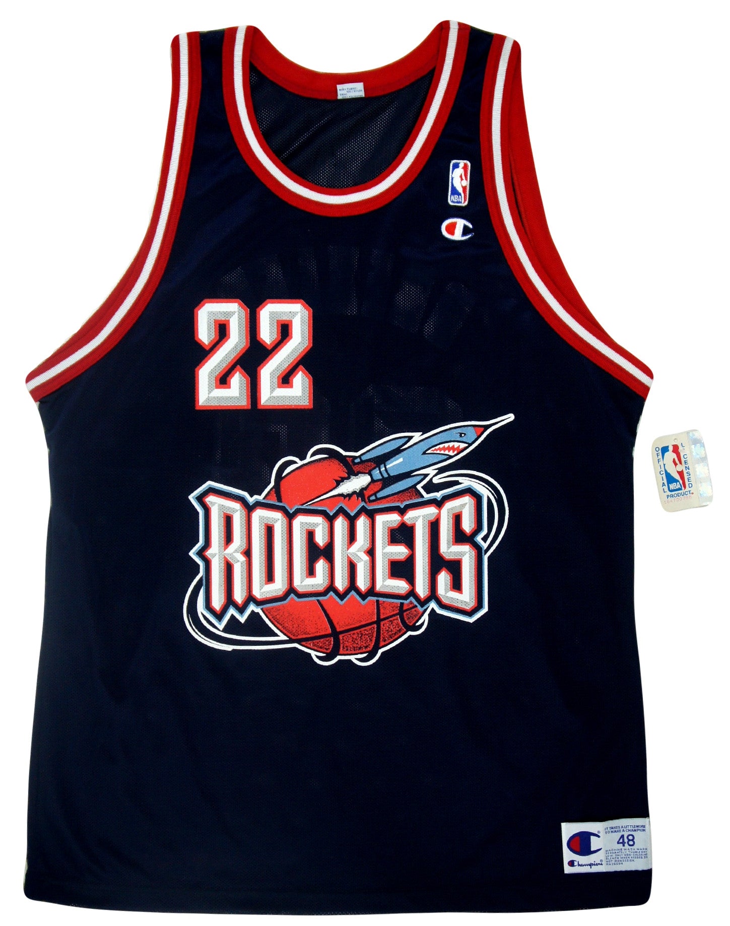 drexler rockets jersey