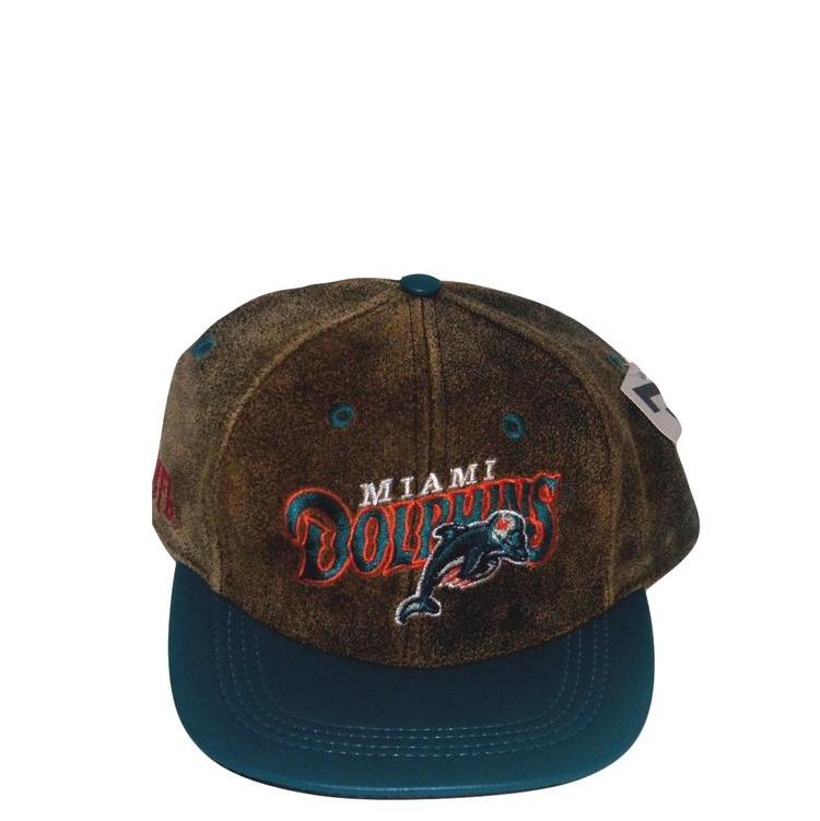 Dolphins Modern Leather Hat