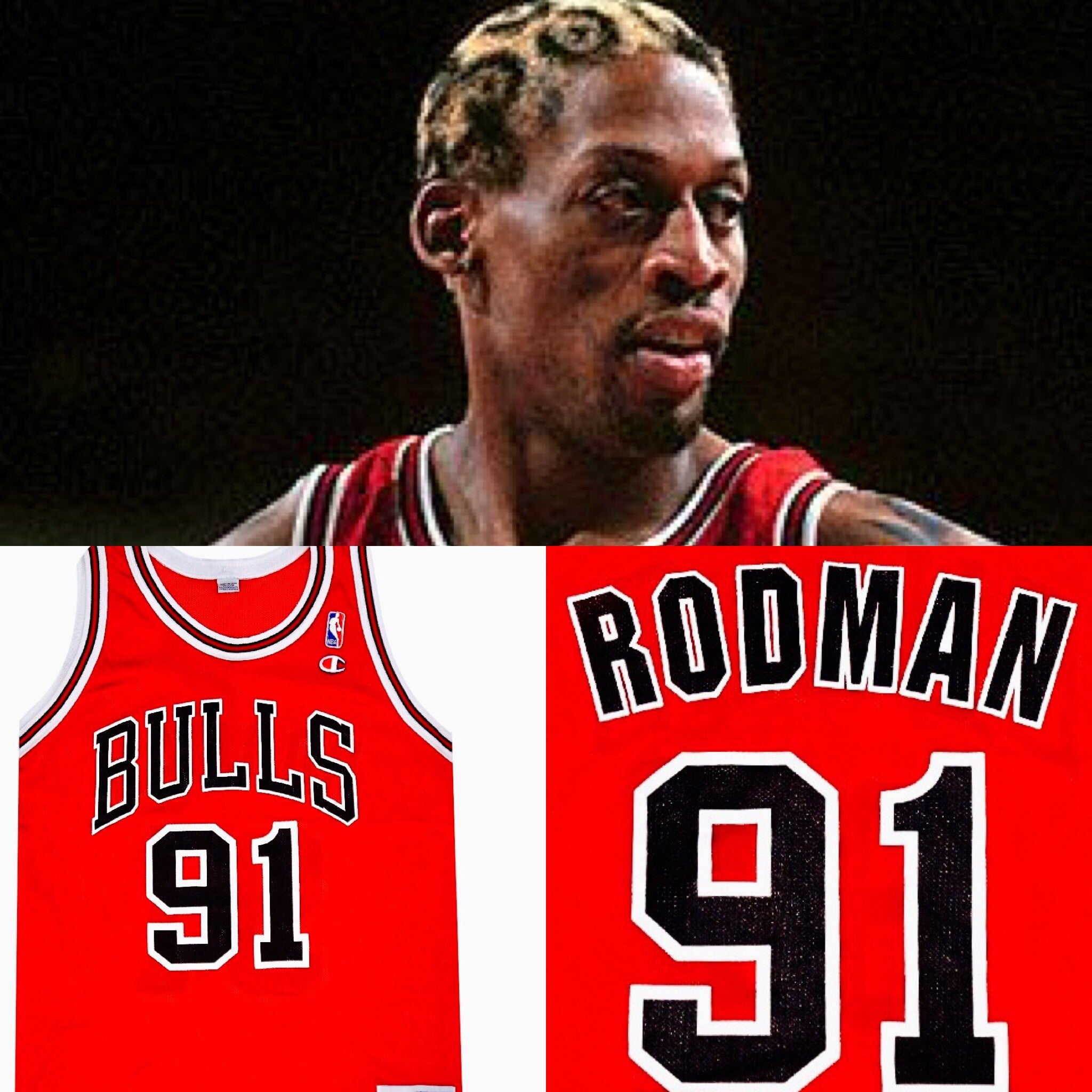 dennis rodman bulls jersey