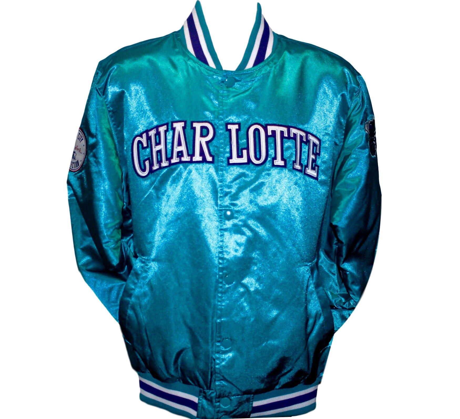 vintage charlotte hornets jacket
