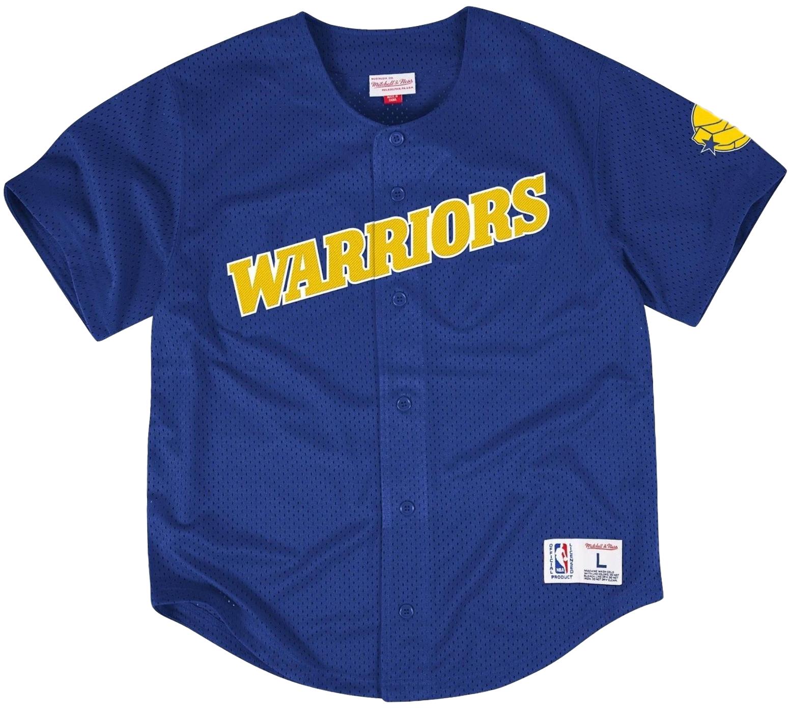 warriors baseball jersey