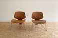 Eames Style Oak Lounge Chair