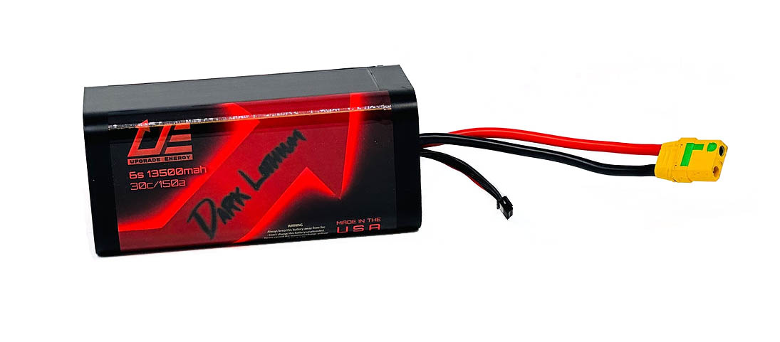 Upgrade Energy Dark Lithium RED 6S 13500mAh Li-Ion Battery - ProgressiveRC product image