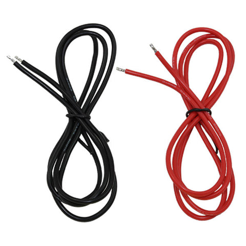 12 AWG Conjoined Red & Black Silicone Wire by the Foot - ProgressiveRC