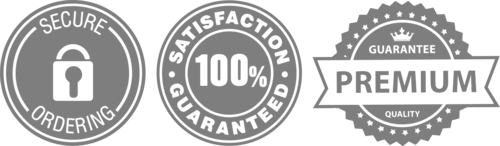 Secure Ordering | 100% Satisfaction Guarantee | Guatantee Premium Quality
