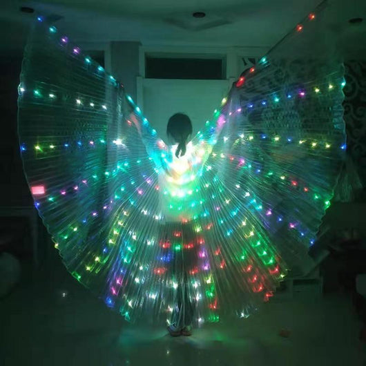 Changing Multi-Colored LED Show | Aura Wings™ | Sparklefy