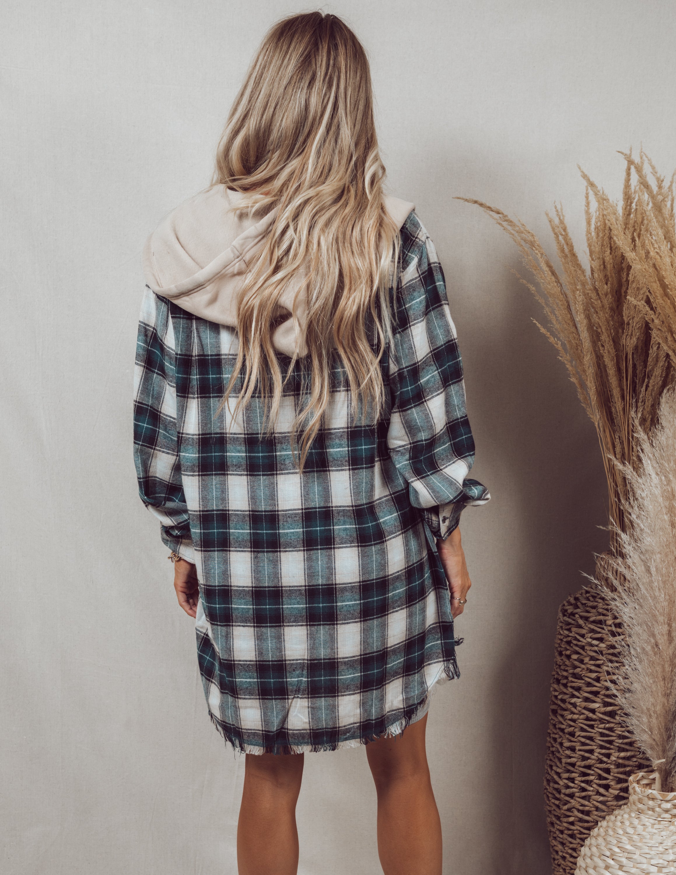 Whistler Plaid Button Up Hoodie