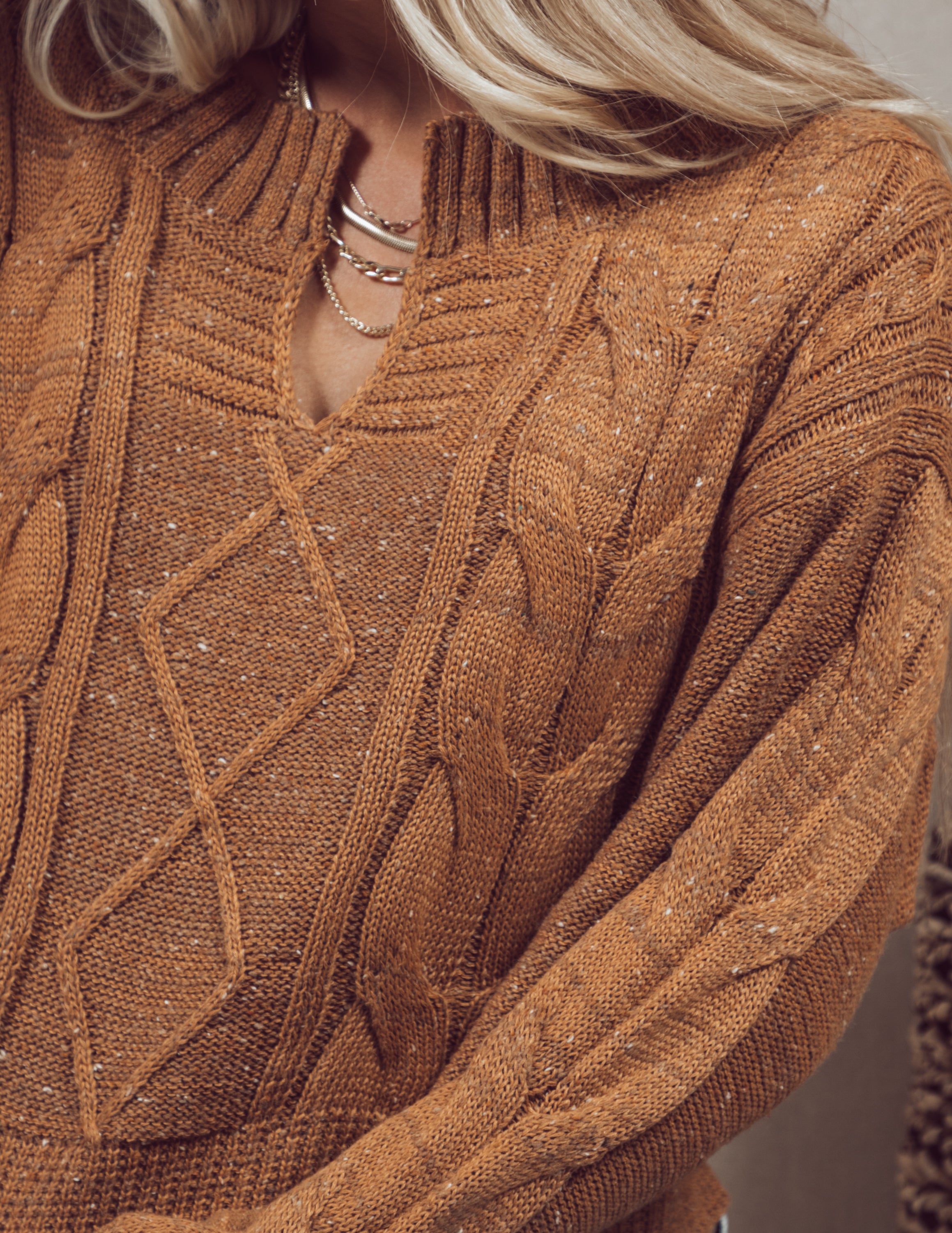 Leni Cable Knit Sweater