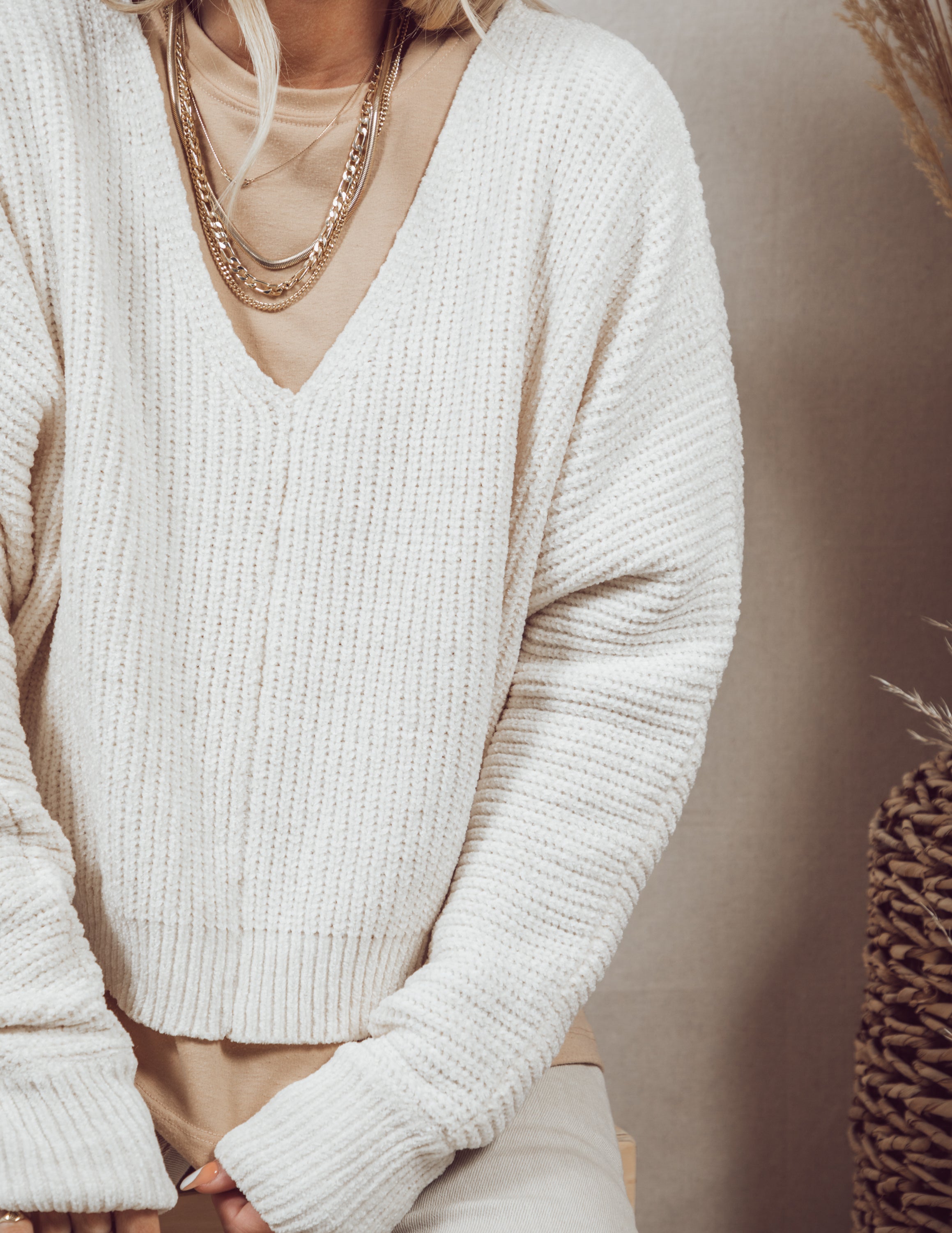 Leela Chenille Sweater