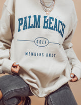 Palm Beach Golf Graphic Sweatshirt