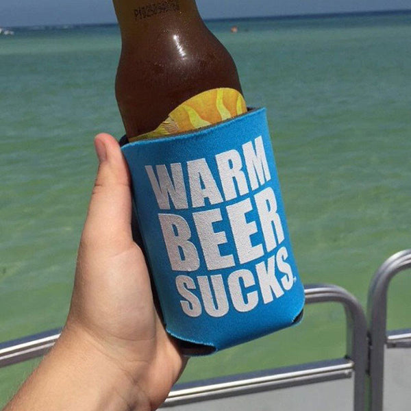 Warm Beer Sucks Koozie