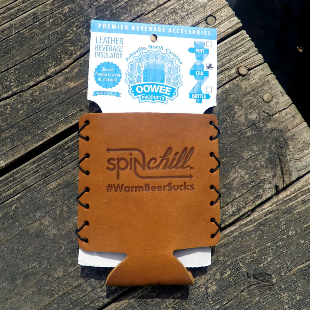 Leather Koozie – SpinChill