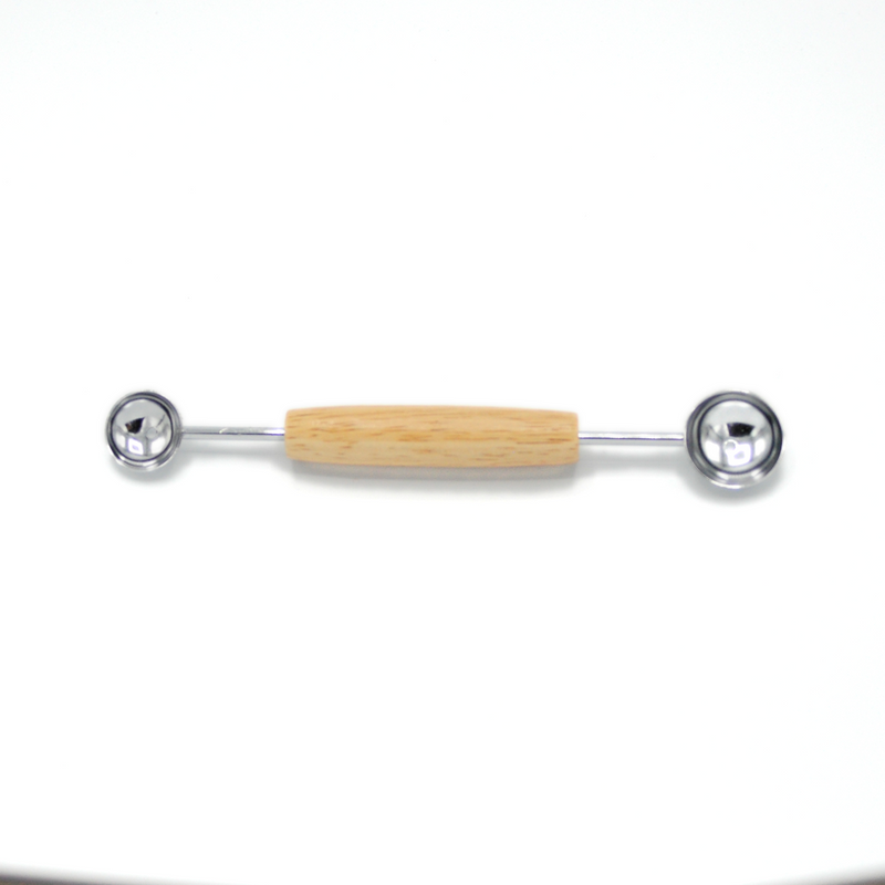 Messermeister Double-Ended Melon Baller, Oval/Scalloped