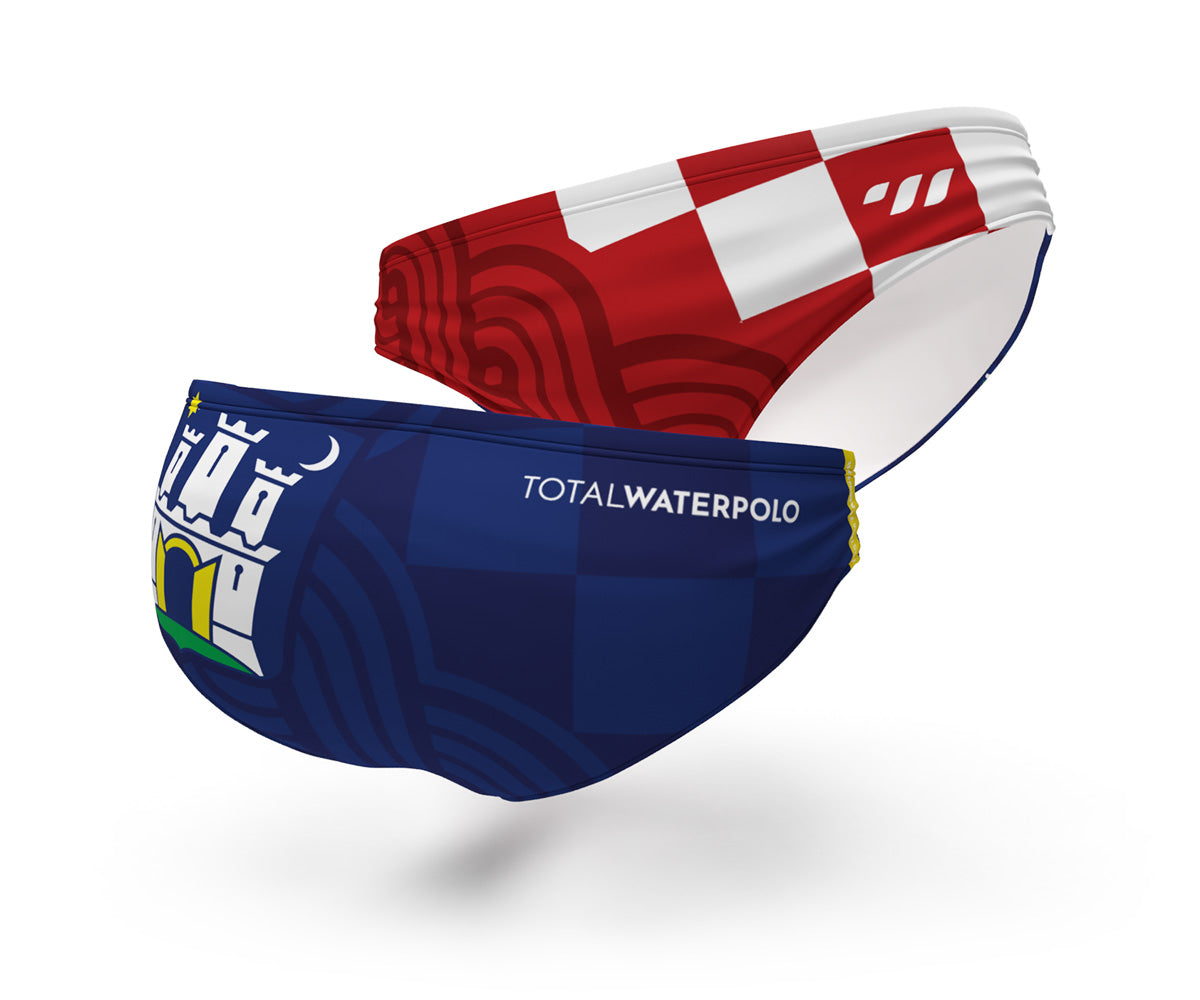 Download Water Polo Briefs NATIONS:CRO "Zagreb Stronghold" - Red ...