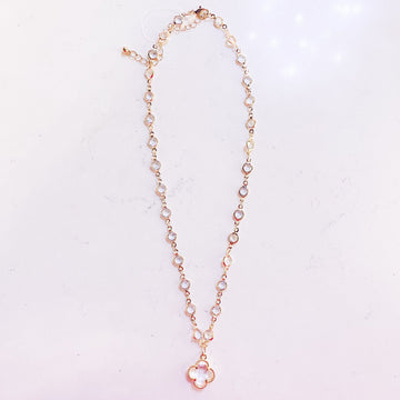 Golden Crystal Necklace