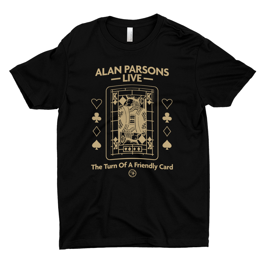 The Turn of A Friendly Card Tee (Black or Maroon) - Alan Parsons Live product image