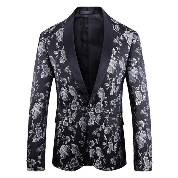 Shenrun Autumn Winter Men Blazers High-Quality Jacquard Embroidery Gro ...