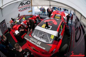 AmDTuning with Cobra Exhaust Pit Garage - Thruxton BTCC 2017