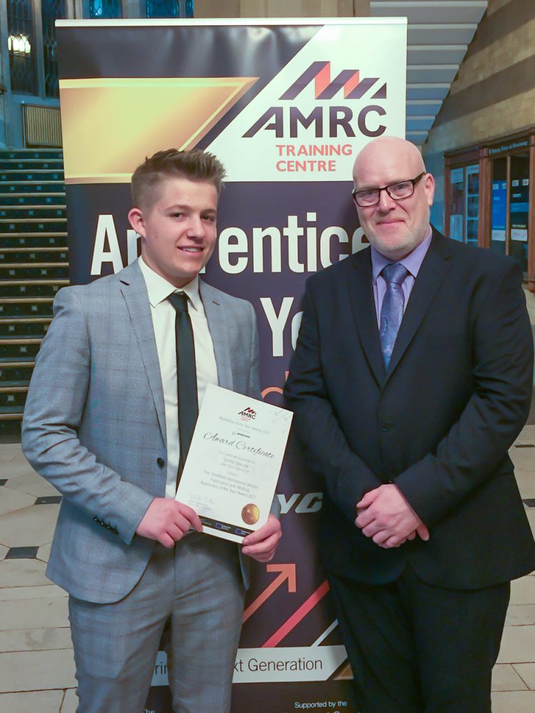 Tommy Grocock & Steve Firth at the AMRC Awards Evening