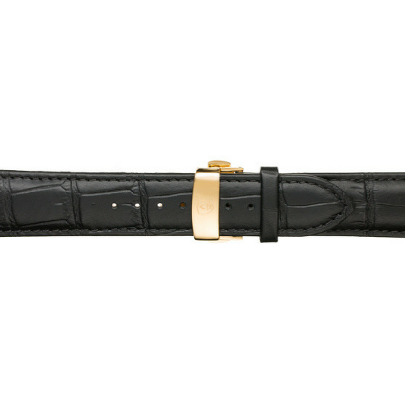Black Calfskin Leather Band – Talley & Twine Watch Company