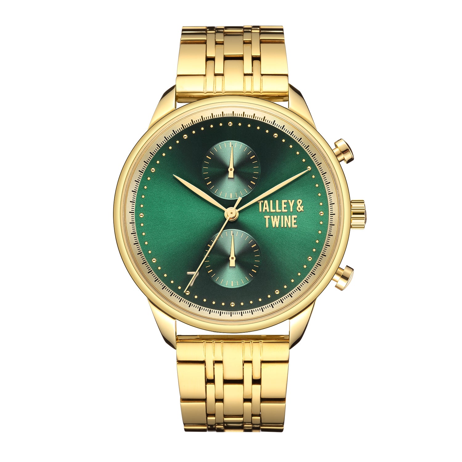 [PRE-ORDER: SHIPS BY 10/25] Gold & Green "Money & Honey" - Talley  Twine Watch Company product image