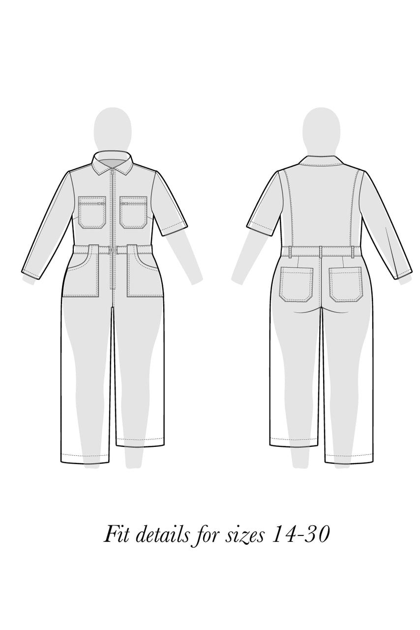 Blanca flight Suit pattern- Closet Core