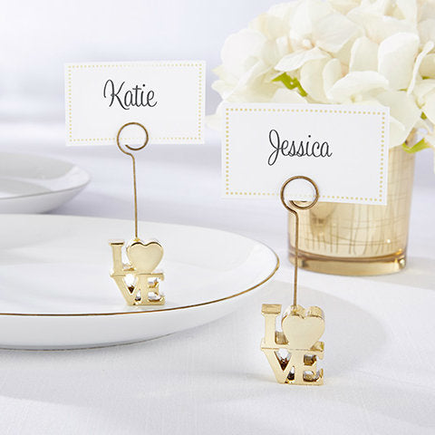 gold place card frames