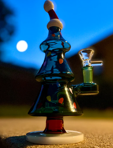 9"CHRISTMAS TREE XL BONG Dab Rig WATER PIPE COOL BONGS