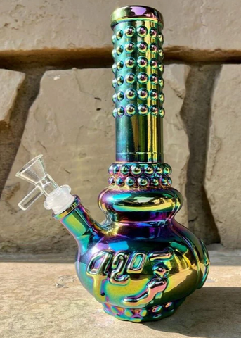 8" Flawless MultiColor 420 Glass Bong Water Bong Pipe