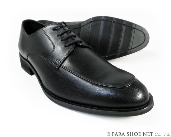 PARASHOE 本革 Uチップ ビジネスシューズ 茶色 ワイズ 3E 22cm、22.5cm