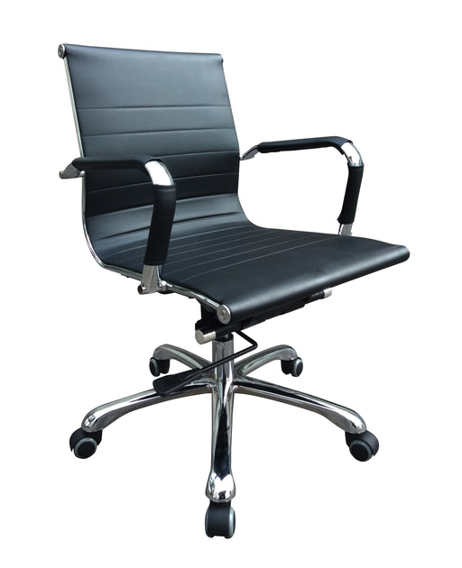 Office chair FLEET, adjustable armrests, charcoal