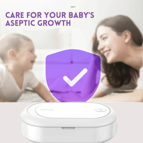 UV Light Sanitizer Box with Woman and Baby
