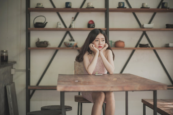 Young Lady Looking Bored