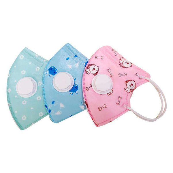 Reusable PM2.5 Face Masks for Children with Moisture Valves