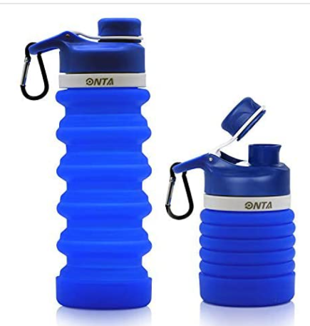Collapsible Water Bottles Leakproof Valve Reuseable Bpa Free Silicone  Foldable Travel Water Bottle For Gym Camping Hiking Travel Sports  Lightweight Du