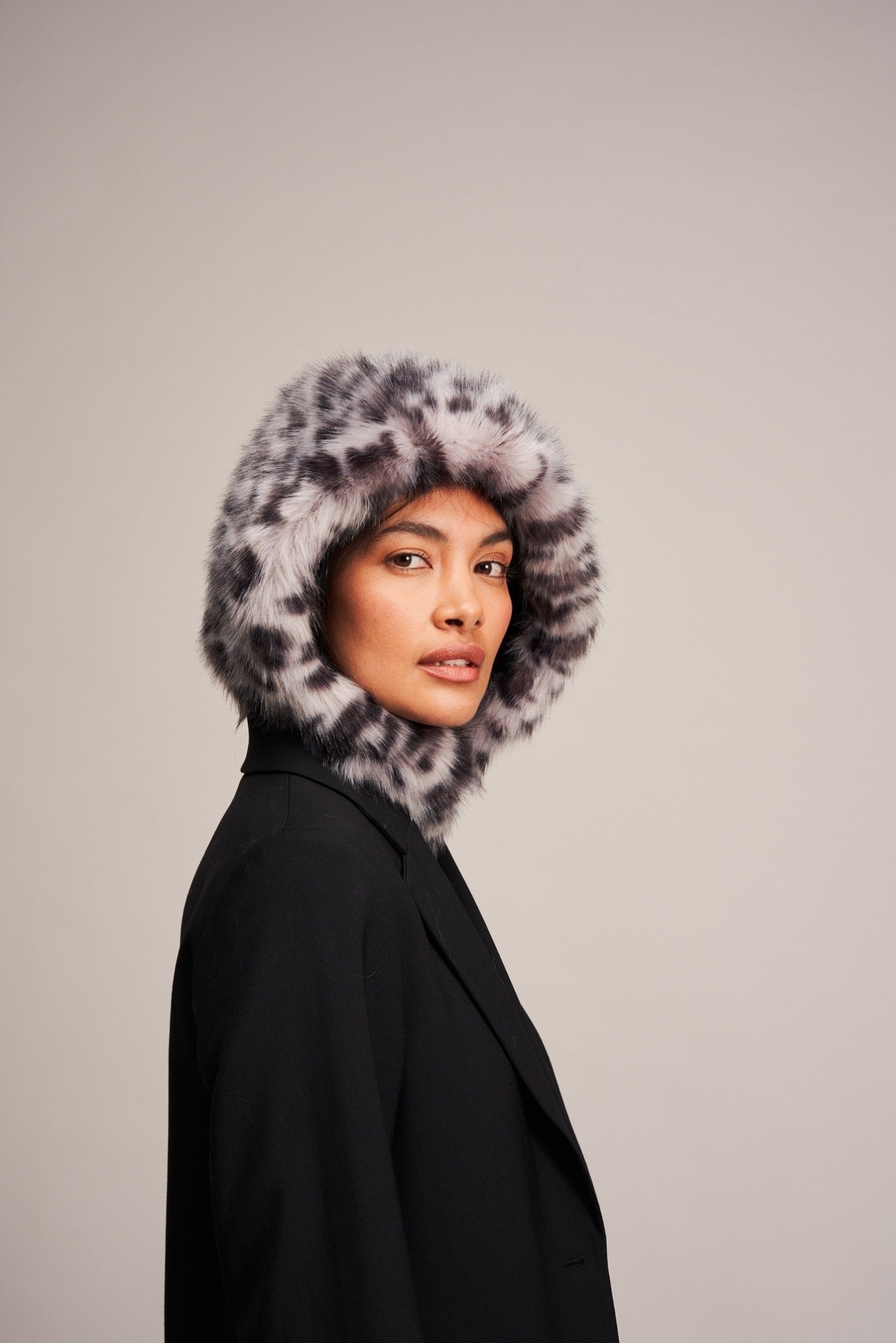 Faux Fur Hood