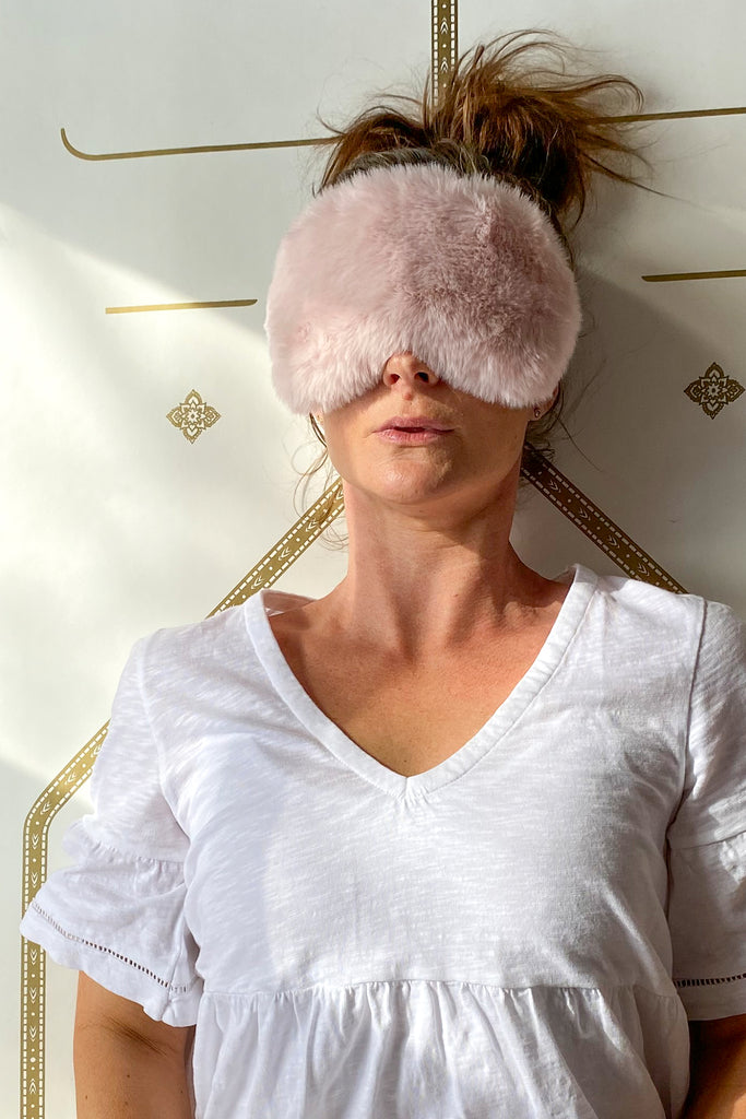 Anna Robertshaw yoga with Helen Moore Blossom Eye Mask